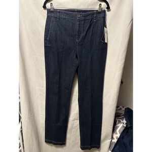 NWT Lauren Ralph Lauren Black Label Denim Trouser Jeans Size 4P Straight